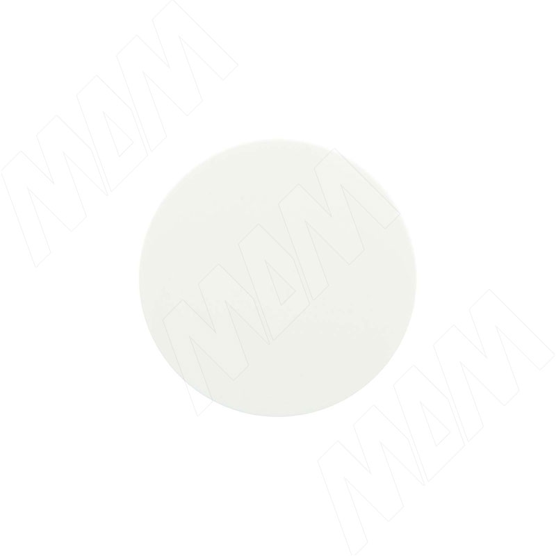 Заглушка самоклеящаяся, D20 мм, Белый, гладкая (Kr 0110, Kr 0101), 54 шт. (0110.10.20)