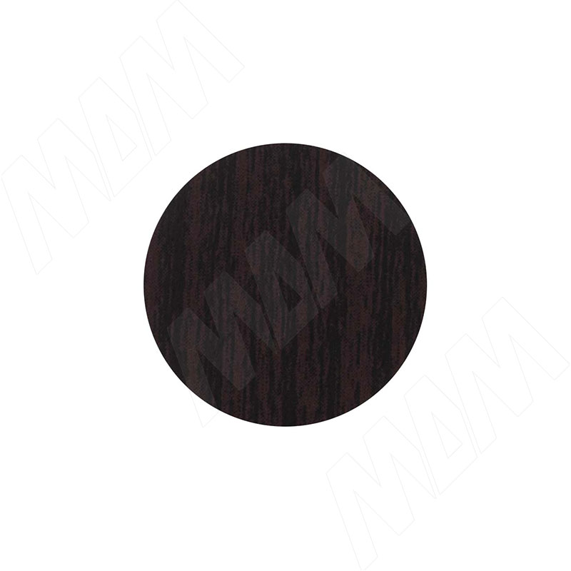 Заглушка самоклеящаяся, D20 мм, Венге Луизиана, шагрень (Kr 9763), 54 шт. (9763.20.20)