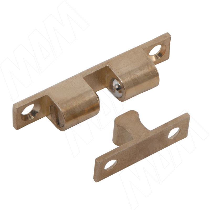 Защелка шариковая L-50 мм, латунь (3150BRASS)